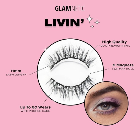 GLAMNETIC MAGNETIC LASHES: LIVIN’ - Picture 4 of 4